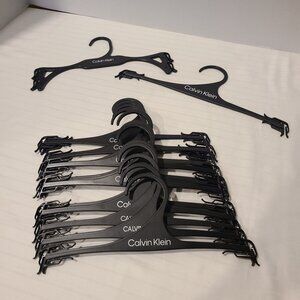 LOT OF 15 Calvin Klein Small Black Plastic Lingerie Bra Panty Hanger